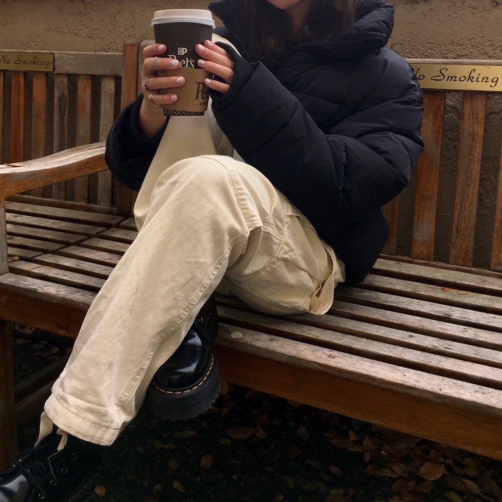 Brandy Melville High Rise Cargo Pants